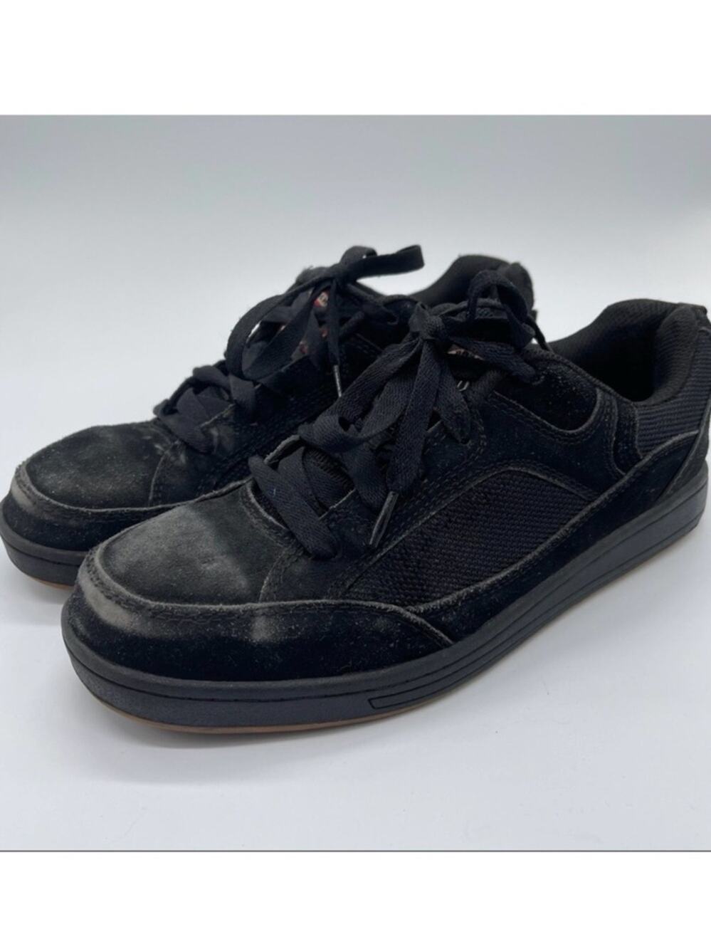 Brahma Steel Toe, Skater Style Shoe, Size 7. Black Leather
